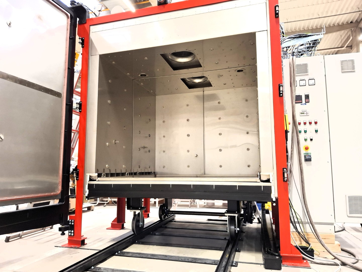 Drying furnace in EN 1539 safety design delivered to a manufacturer of ...