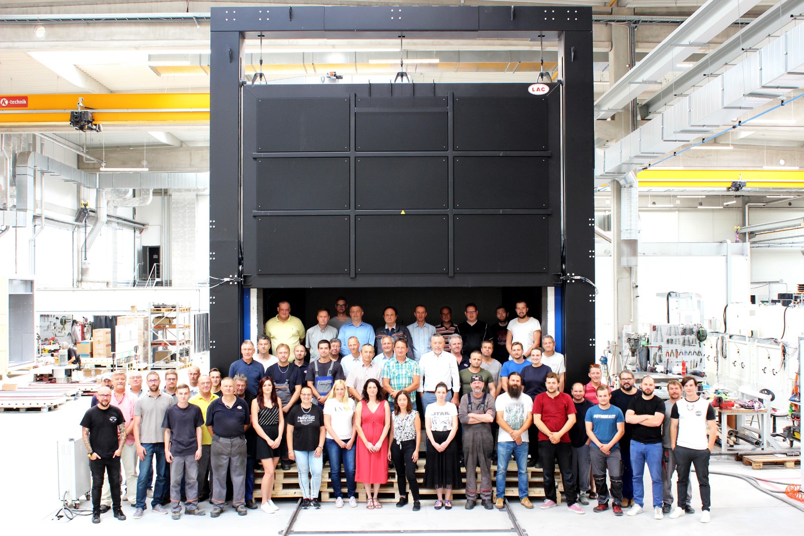 LAC team and bogie-hearth furnace